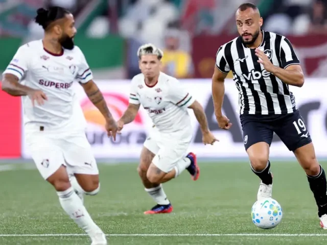 FLUMINENSE EMPATA COM O BOTAFOGO EM CLÁSSICO EQUILIBRADO NO BRASILEIRÃO
